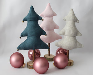 Linen Christmas Trees